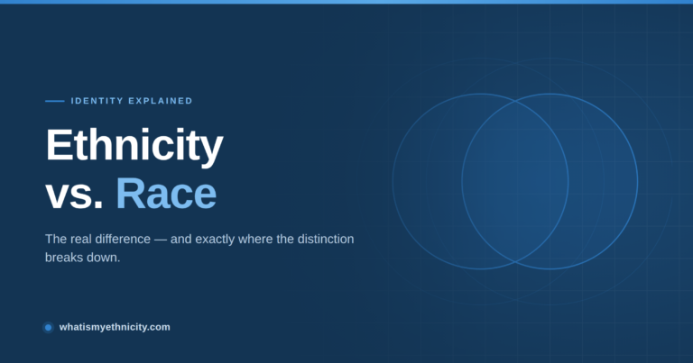 Ethnicity vs. Race: The Difference, and Where the Distinction Breaks Down