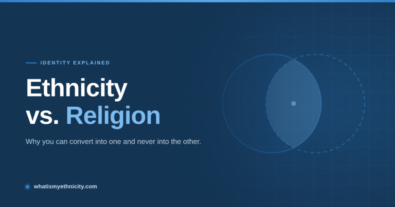 Ethnicity vs. Religion: Why Some Groups Are Both at Once